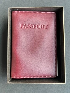 Leatherology - Funda Pasaporte - Borgoña - Nueva  - Imagen 1 de 5