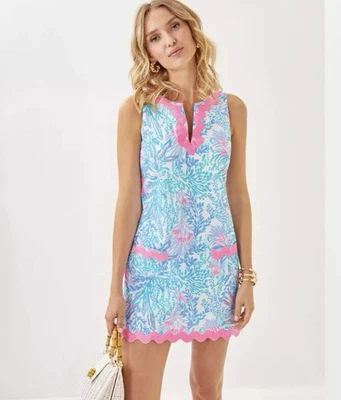 Mameluco Lilly Pulitzer Romey Shift - Multi Via Del Mar - Talla 14 - Nuevo con etiquetas $228 Foto 1 de 4