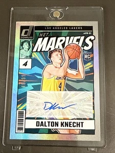 2024 Donruss Dalton Knecht Net Marvels RC Auto Green #NMS-DKL /99 LA Lakers - Bild 1 von 12
