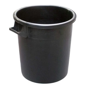 Bidone Industriale Nero per Raccolta Differenziata 35 / 50 / 75 / 100 LITRI LT  - Foto 1 di 1