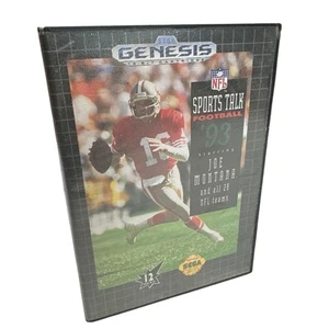 NFL Sports Talk Football '93 Starring Joe Montana (Sega Genesis) Complete - Picture 1 of 3