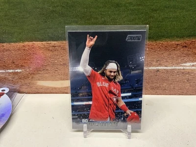 Bo Bichette 2023 Stadium Club #78 Black Foil Toronto Blue Jays - Image 1 of 2