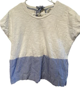 Vineyard Vines Womens Top White Size M Short Pullover Nautical Cottagecore - Picture 1 of 7