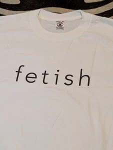Camiseta Revista Fetiche Años 90 De Colección Rara Stock Muerto Nueva de Lote Antiguo Talla XL BDSM - Imagen 1 de 7