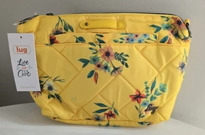 Lug RFID Medium Crossbody Multi-Strap Flare 2 Bouquet Yellow NWT 12.5 x 8 - Picture 1 of 8