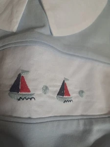 Next Collar All In One Boat Sailor Outfit Romper 18-24 Months New Tags Rrp £14 - Picture 1 of 4