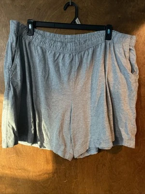 3x Спортивные Серые Шорты Hanes С Эластичной Талией и Шнурком - Изображение 1 из 4