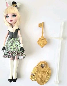 EVER AFTER HIGH BUNNY BLANC DRESSED DOLL, STAND - Picture 1 of 3