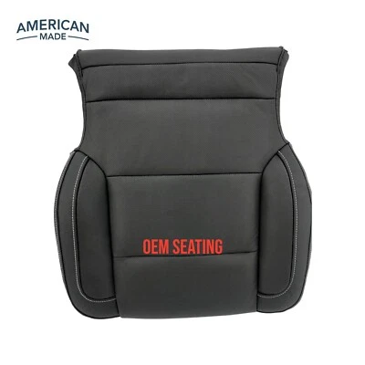 Driver Bottom LEATHER Seat Cover For 2014 2015 2016 2017 2018 GMC Sierra Denali  - Image 1 of 4