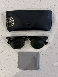 New RARE Ray-Ban Sunglasses Clubmaster Aluminium Polarised RB3507 136/N5 51mm - Picture 1 of 5