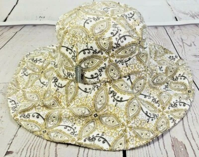 Columbia Sun Hat Boonie Fishing Hiking Bucket, Women Sz S, Floral Designed - Изображение 1 из 4