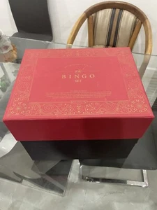RARE RESTORATION HARDWARE BINGO SET TOURNAMENT STYLE w/ORIGINAL 10”X 13” NEW - Picture 1 of 10