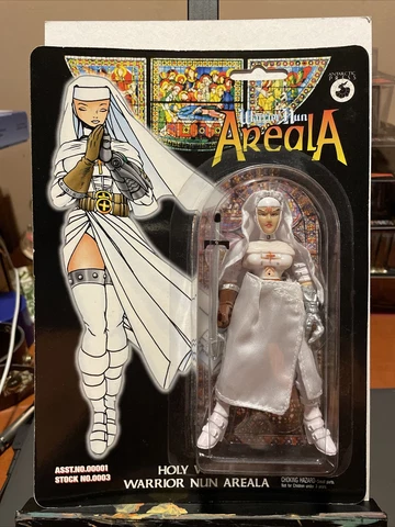Holy Whtie Warrior Nun Areala The Anime Action Figure 1997 Antarctic Press Cover