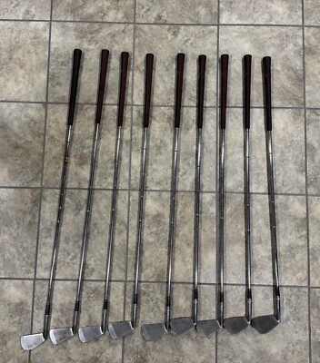 Vintage PGA Cleveland Classics Golf Clubs Set Of 9 Golf Clubs - Image 1 of 4