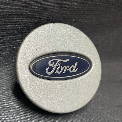 Tampa central de roda prata 06-09 OEM Ford Fusion 6E5C-1A096-AB (HC-18A#9) - Imagem 1 de 2
