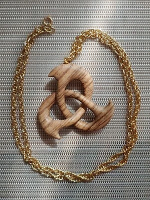 达拉干沉香无限永恒形项链 Agrawood Forma Infinita Escultura Arte Colgante Collar Chenxiang  Foto 1 de 4