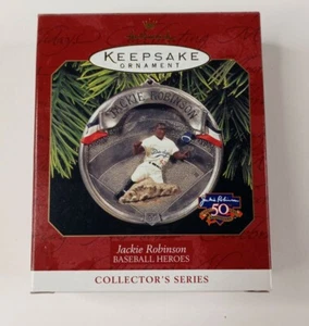 Hallmark Ornament Jackie Robinson In Baseball Heroes  Series - Picture 1 of 4