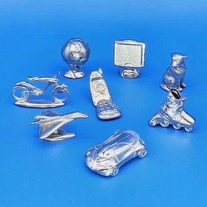Monopoly 2000 Millennium Edition Game Replacement Pieces Movers Tokens - Picture 1 of 7