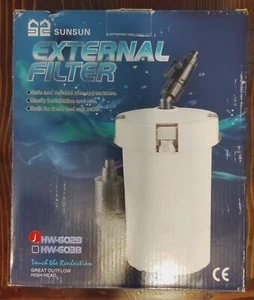 SunSun Tech'n'Toy HW-602B 106 GPH 3-Stage External Canister Filter Open Box - Picture 1 of 4