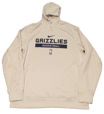 Nike Memphis Grizzlies NBA Team Issued Hoodie Mens 3XL DN6577-027 Sail - Image 1 of 4