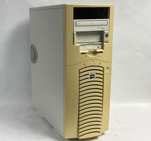 Vintage SX830 - Workstation Tower Beige PC GEHÄUSE ATX mit Disketten- und DVD-Laufwerk - Bild 1 von 15