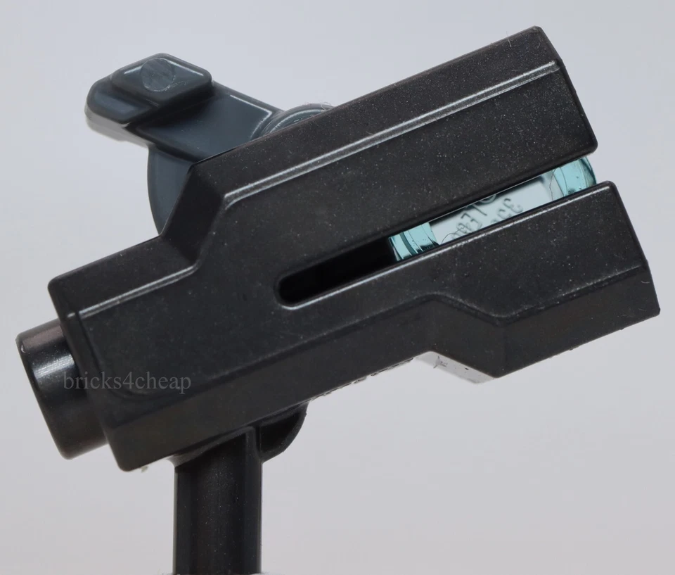 Lego 4x Pearl Dark Gray Minifig Weapon Bazooka Mini Blaster Shooter Complete - Image 1 of 1