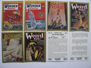 1992 Classic Pulps Mag covers complete 100 Trading Card Set Tales Stories Sperry - Picture 1 of 2