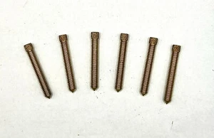 6 Tattoo Machine Solid Brass Contact Screw Binder Post Parts Binding Post Lot - Picture 1 of 5
