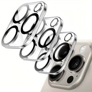 3x Protection Intégrale Protège Caméra iPhone 17 16 15 14 13 12 Mini 11 Pro Max - Zdjęcie 1 z 10