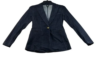 Blazer International Concepts Mujer Talla XS Azul Denim Un Botón Carrera Nuevo sin Etiquetas Foto 1 de 4
