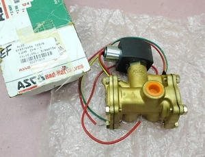 Electroválvula de 3 vías ASCO 3/8" EF8316G54 con bobina 480VAC 238214-088D - NUEVA en caja - Imagen 1 de 5