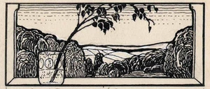 WALD und SEHNSUCHT - Willibald WEINGÄRTNER - ORIGINAL ZEICHNUNG von 1910 - Picture 1 of 1