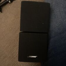 Pair of Bose Acoustimass Lifestyle Double Cube Speakers Tested w/ Wall Bracket