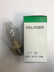 JTT Halogenlampe E27 220-240V 100W klar HALOGEN  NEU! - Bild 1 von 1