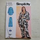 Simplicity Pattern R11772 Halter Top Pull-On Pants Top Buton-Up Miss 10-18 Uncut
