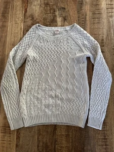 Mossimo Women’s Cable Knit Sweater Size XS Cream Long Sleeve - Picture 1 of 3