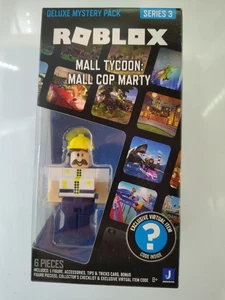 Figura de acción Roblox Deluxe Mystery Pack Serie 3 Mall Tycoon Mall Cop Marty - Imagen 1 de 2