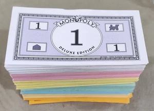 Vintage 1998 Monopoly Deluxe Edition Money Set In Excellent Use Condition - Picture 1 of 2