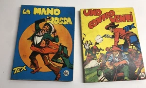 Lotto 2 Tex N 1 e N 2 Ristampa La Mano Rossa / Uno Contro Venti 200 Lire - Foto 1 di 4