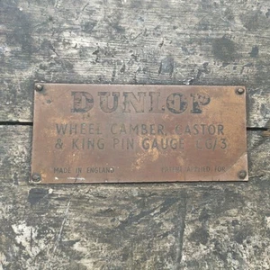 Antique Dunlop Caster Camber King Pin Guage - Picture 1 of 6