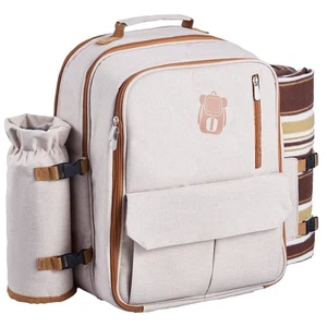 Mochila de picnic de playa VEVOR bolsa para 4 personas con compartimento refrigerador manta - Imagen 1 de 2