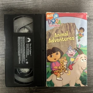 Dora the Explorer: Animal Adventures VHS Tape 2006 Nickelodeon Nick Jr Rare Show - Imagen 1 de 2