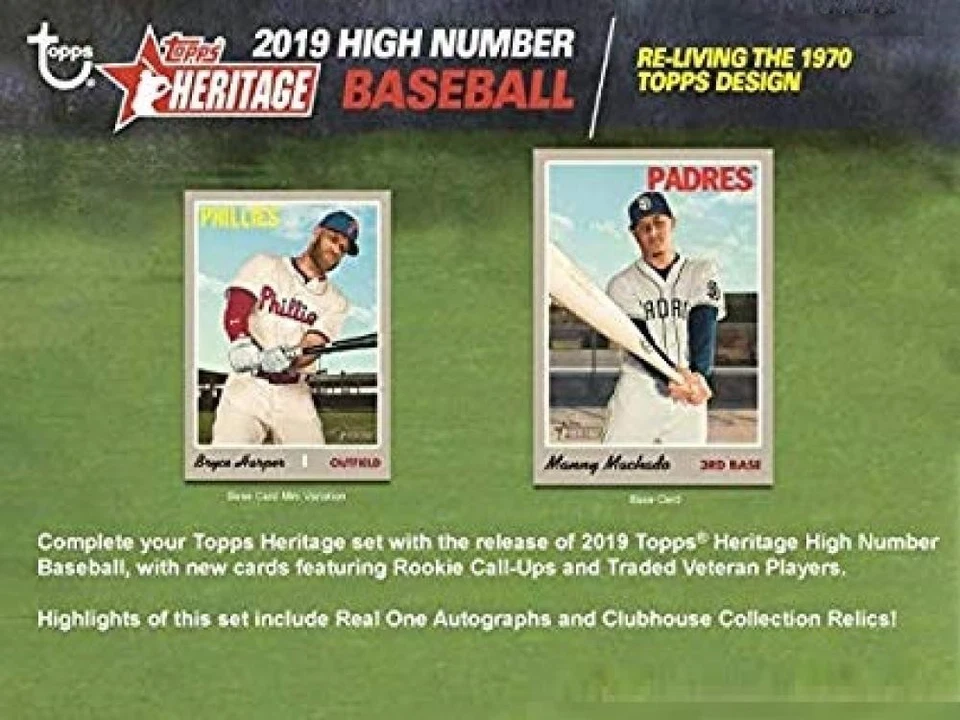 2019 Topps Heritage High Number Base SP and Rookies Pick From List - Image 1 of 1