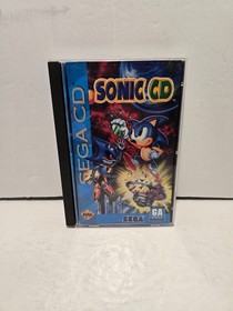 Sonic CD w/ Registration Sega CD Complete in Box CIB