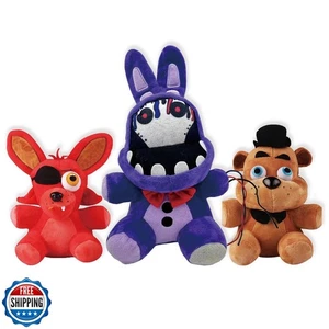TZMAPU Fazbear Plush Foxy, Withered Purple Bunny, Stuffed Animal Figure Toys  - Picture 1 of 5