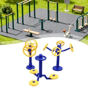 Dollhouse Gym Accessories Craft Ornaments Desk Decor Tiny Exercise Machines - Picture 1 of 5