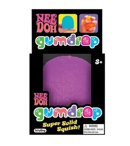 Needoh Purple Gumdrop Sensory Fidget Toy Approx 2.25 Inch (x1 Supplied) - Picture 1 of 3