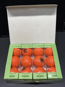 PRO-BRAND USGA GENEHMIGT ORANGE GOLFBÄLLE INDIVIDUELL BEDRUCKT VON ZIPPO BRADFORD PA - Bild 1 von 15