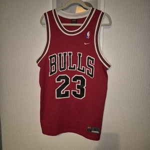 Vintage Michael Jordan #23 Chicago Bulls Nike Sewn NBA Basketball Jersey Large - Bild 1 von 6