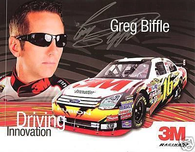 GREG BIFFLE 2009 3M RACING POSTCARD 8.5 X 11 ROUSH #16 Cover